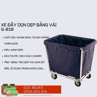 [LH TRỰC TIẾP FREESHIP ]XE GOM ĐỒ DƠ TRONG KHÁCH SẠN G-010