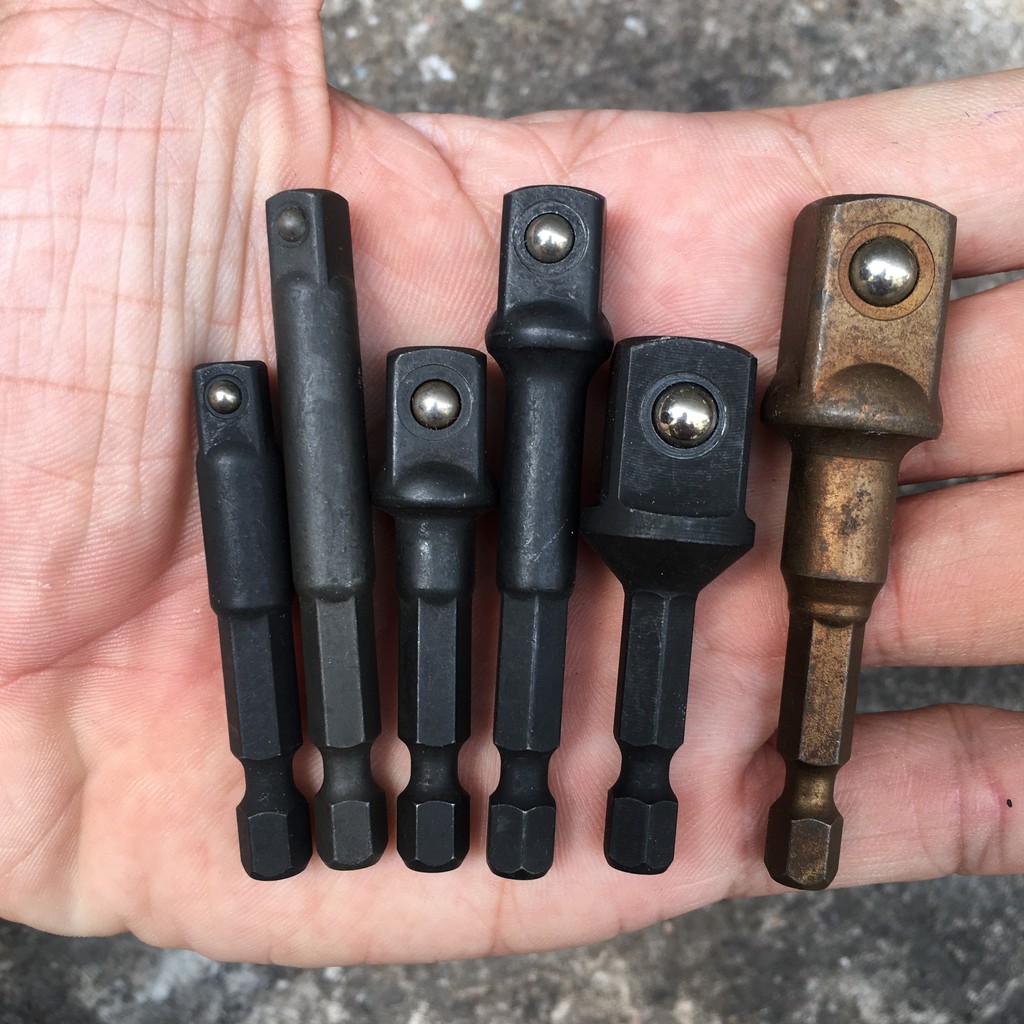 Đầu Chuyển Bắn Vít Sang Bulong 1/2" 3/8" 1/4" - Hàng Xịn Thép Xịn