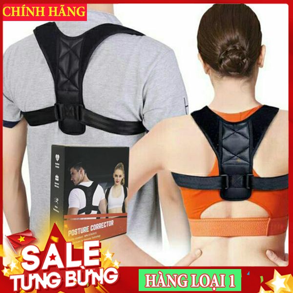 [ HÀNG LOẠI 1 ] Đai Chống Gù Lưng Tiêu chuẩn Chỉnh Hình  Cột Sống Lưng . Đóng Hộp Cao Cấp,Đai chống gù lưng