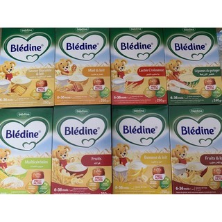 [Nhiều vị]Bột ăn dặm Bledine 250g cho bé 6-36 tháng tuổi (Pháp)