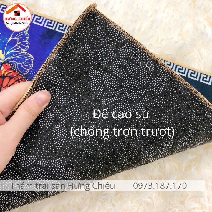 Thảm lau chùi chân thấm nước chống trơn trượt nhà bếp 3d hình thú cute CBL01