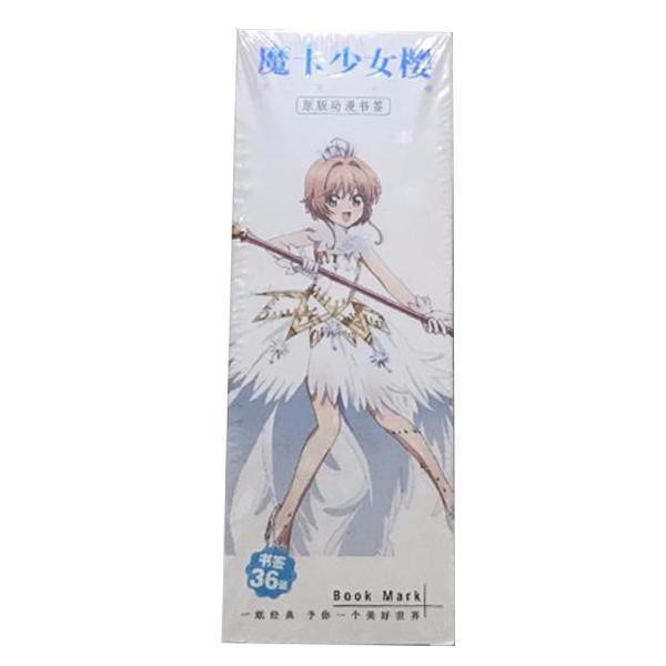 Bookmark Cardcaptor Sakura hộp ảnh tập ảnh đánh dấu sách kẹp sách tiện lợi 36 tấm anime chibi