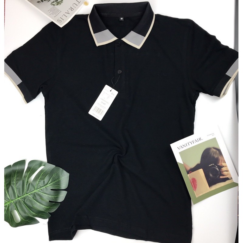 Áo Polo nam cổ bẻ phối vải cá sấu Cotton xuất xịn,chuẩn form,sang trọng-lịch lãm ELEGANt | BigBuy360 - bigbuy360.vn