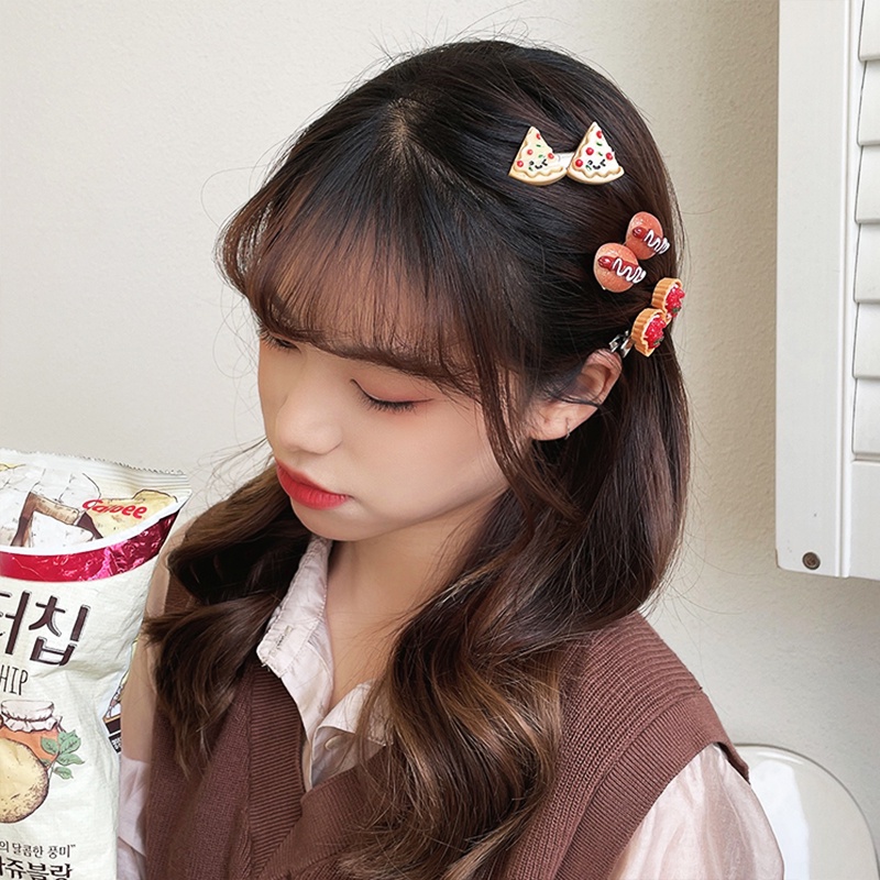 Kẹp Tóc Hình Thức Ăn Độc Đáo Thời Trang