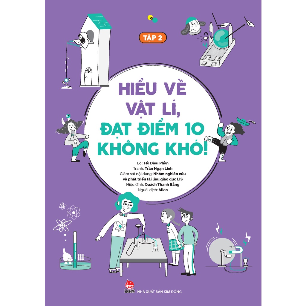 Sách - Hiểu Về Vật Lí Đạt Điểm 10 Không Khó Tập 1 2 lẻ tùy chọn