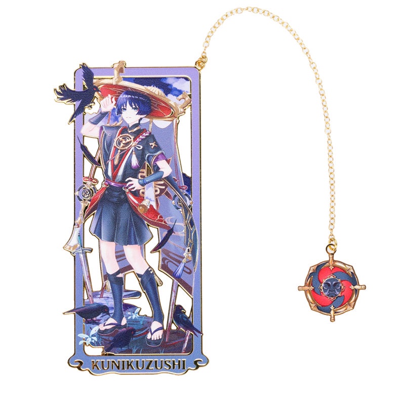 Genshin Impact Bookmark Nahida New Balladeer Scaramouche Gift Hutao Souvenir Albedo Anime Keqing Birthday Kamisato Ayaka Collectible Ganyu Charm Ornament Aranara Personality Fatui Harbingers Kunikuzushi Keychain