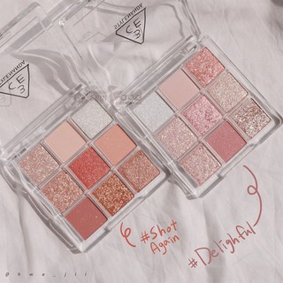 Màu Mắt 3ce Multi Eye Color Palette- clear layer- màu delightful