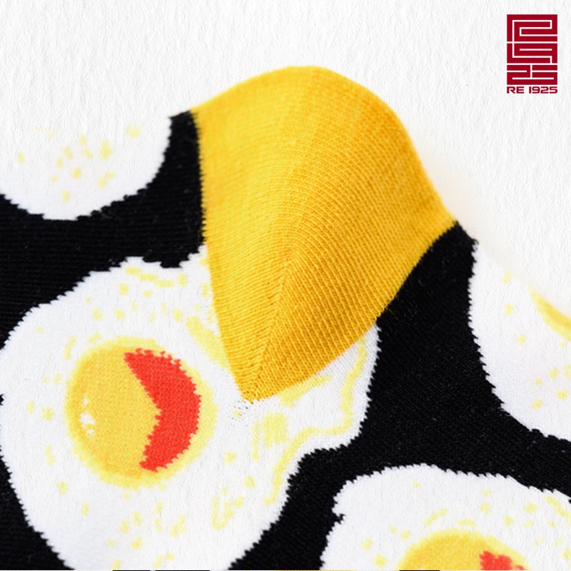 Tất - vớ họa tiết cổ cao nam nữ họa tiết đồ ăn đáng yêu Re1925 Studio TA11