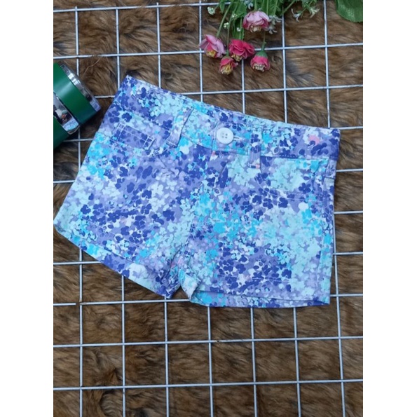 Quần short kaki thun có tăng đơ cho bé gái size nhí