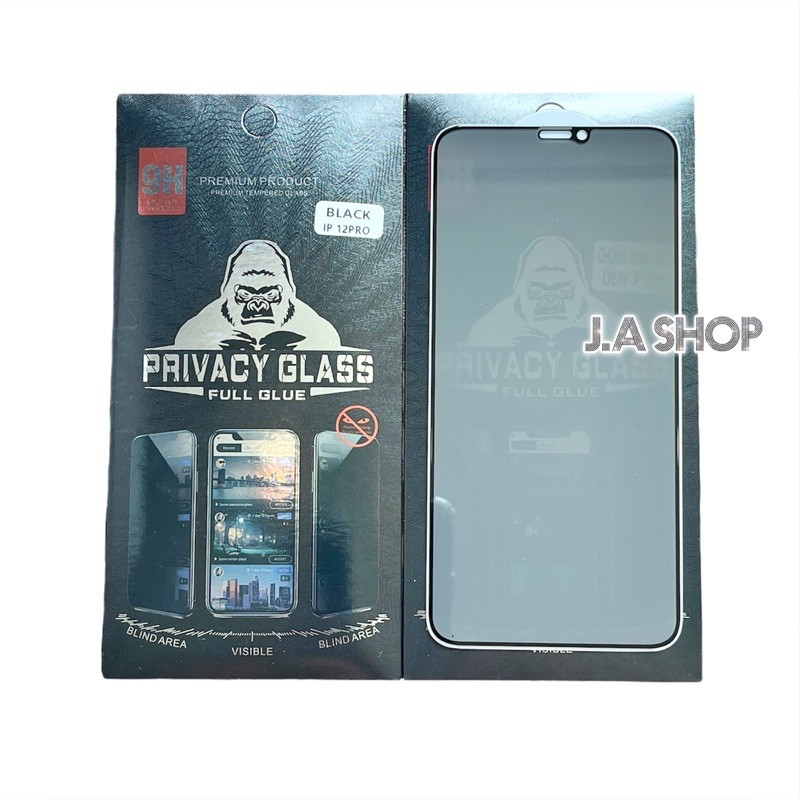 Cường Lực Chống Nhìn Trộm Full Màn Hình 6G/7G/8G/6P/7P/8P/X/XR/XS/XSM/11/11PRO/11PROMAX/12PRO/12PROMAX Độ Cứng 9H