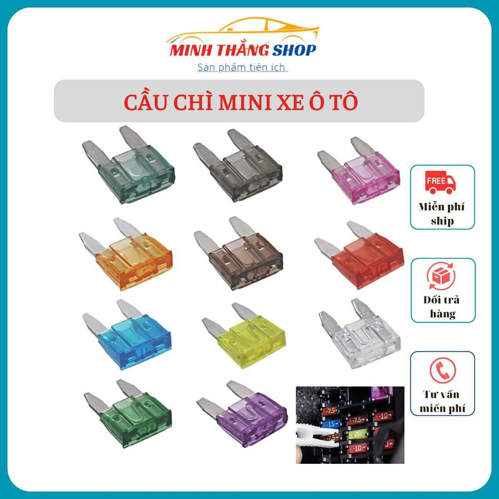 Cầu Chì Mini Xe Ô tô, xe máy các kích cỡ