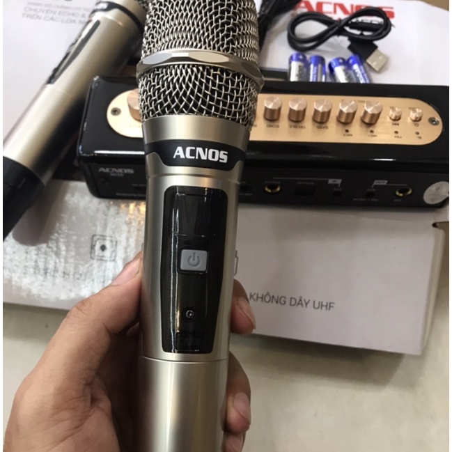 Vang cơ mini Acnos Mi30 kèm 2 micro nhôm cao cấp - Hàng chính hãng