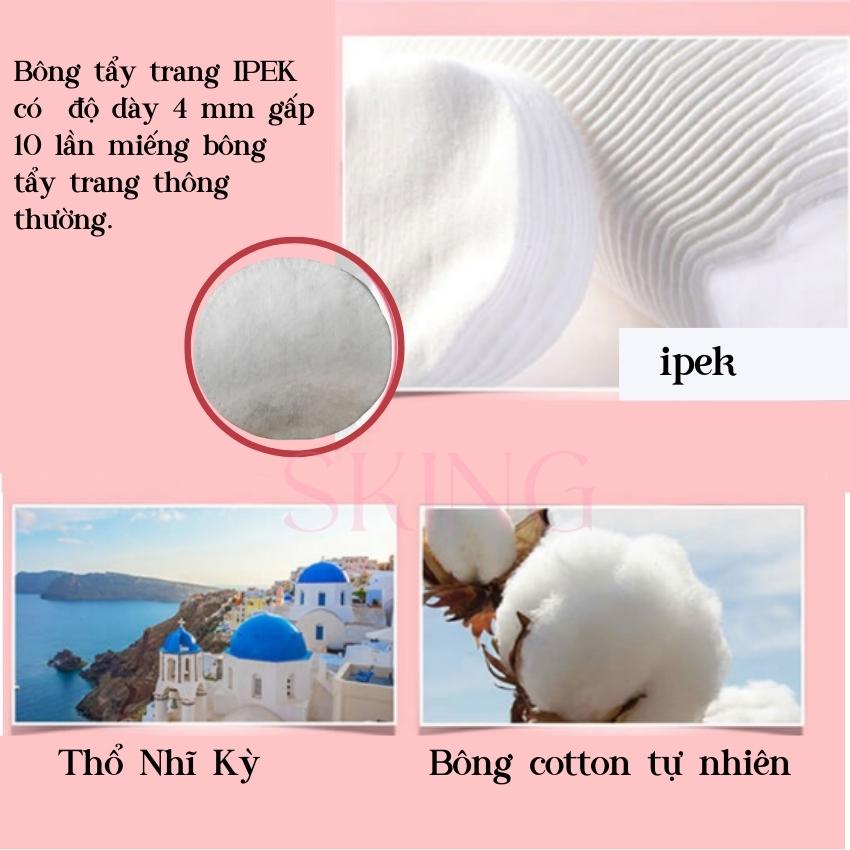 Bông tẩy trang Ipek cotton pads 130 miếng
