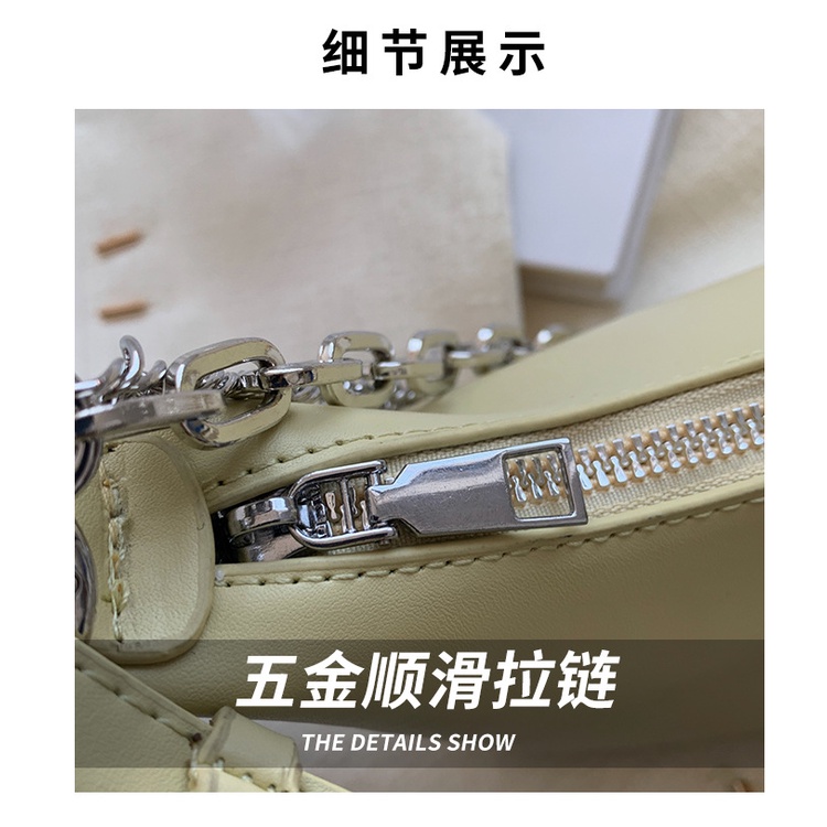 Túi Đeo JASMIN NOIR Chéo Da PU Phối Dây Xích Thời Trang Nữ