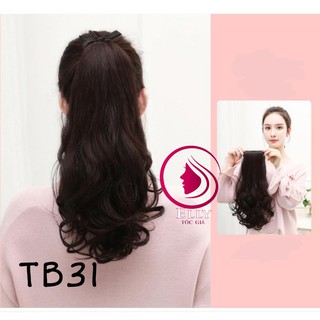 Tóc giả nữ buộc đuổi xoăn ngắn 💗FREESHIP💗 Tóc giả nữ đẹp giá rẻ