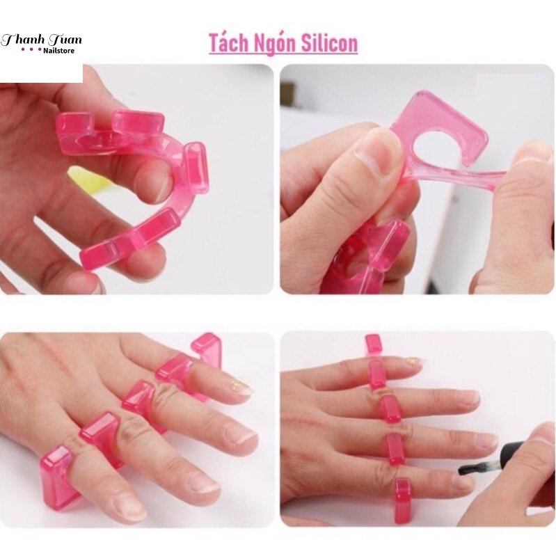 Bộ 2 cái tách ngón chân - Phụ kiện đồ nail