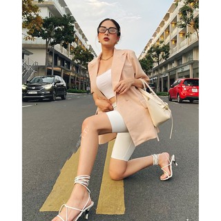 Blazer vest cao cấp phom đứng dáng B75