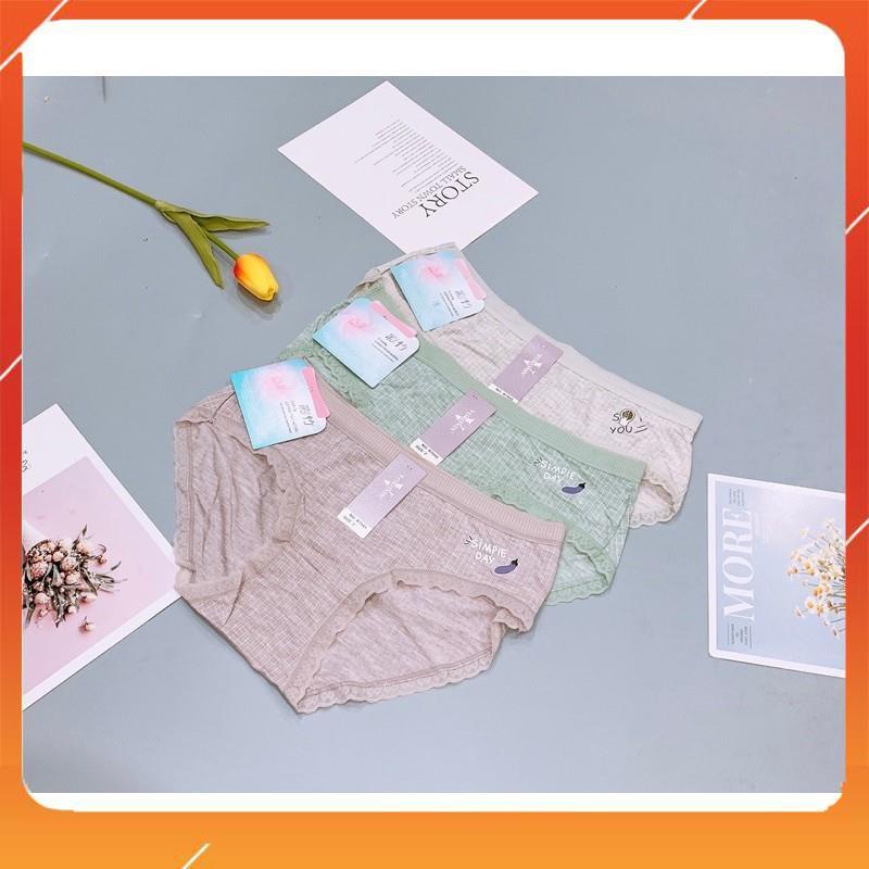 Quần lót nữ cotton cao cấp kháng khuẩn mềm mại thấm hút mồ hôi họa tiết củ quả Q2940