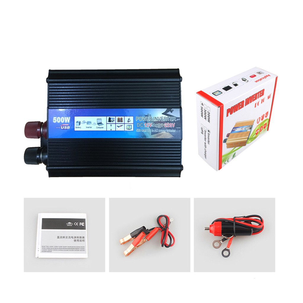 Bộ Kích Điện 500W - Kích điện 12V lên 220V