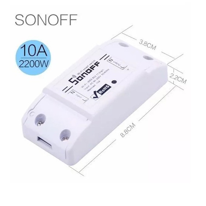 Công Tắc Thông Minh , Công Tắc Điều Khiển Từ Xa Qua WIFI 3G 4G , Công Tắc Điều Khiển Bằng Wifi Sonoff Basic