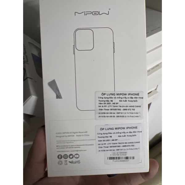 ỐP LƯNG MIPOW TEMPERED GLASS IP 12 MINI I IP 12 I 12 PR0 I 12 PR0MAX | 13 | 13 Pr0 | 13 Pr0max (TRANSPARENT)