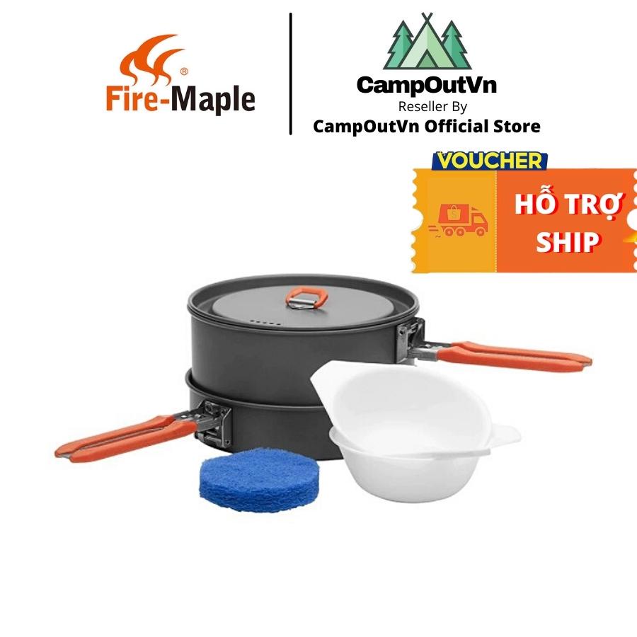 Bộ dụng cụ nấu ăn dã ngoại cắm trại firemaple campoutvn nồi dành cho 1-2 người FEAST-1 A295