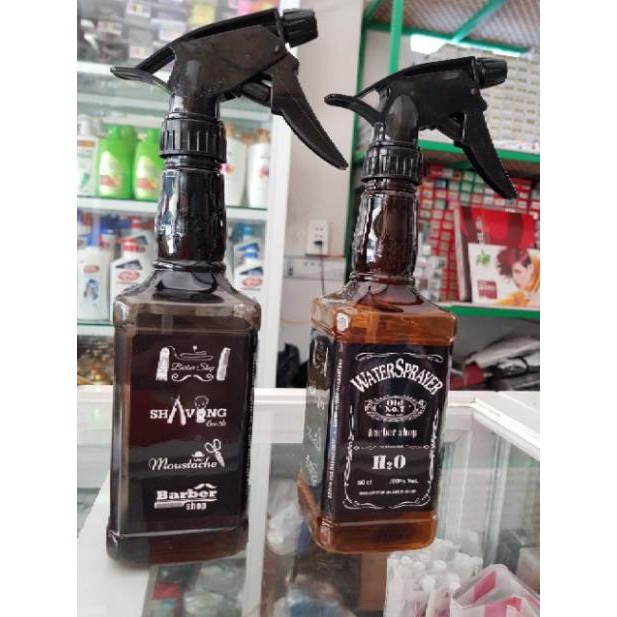 Bình xịt nước hình chai rượu H2O,bình đẹp
