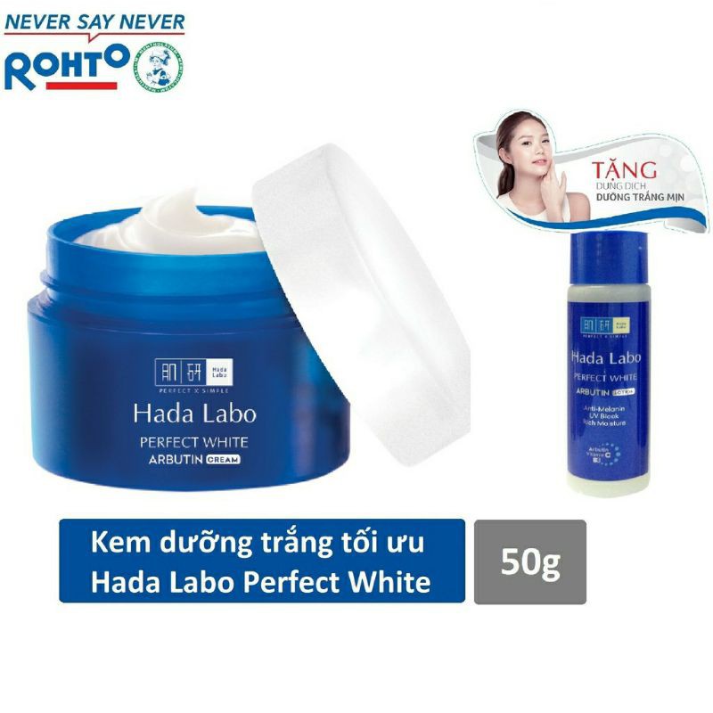 Kem Trắng Hoàn Hảo Hada Labo Perfect White 50g