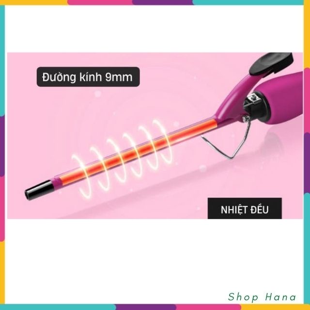 Máy uốn tóc xoăn, Máy Làm tóc xoăn phong cách Hàn Quốc dùng được cho cả nam và nữ JD2050 HNH031
