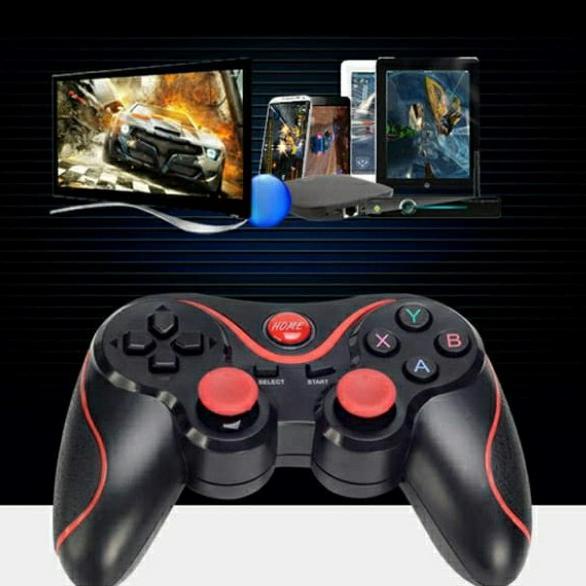 Tay Cầm Chơi Game Bluetooth Terios X3 / T3 Android 412 Kèm Giá Đỡ Điện Thoại