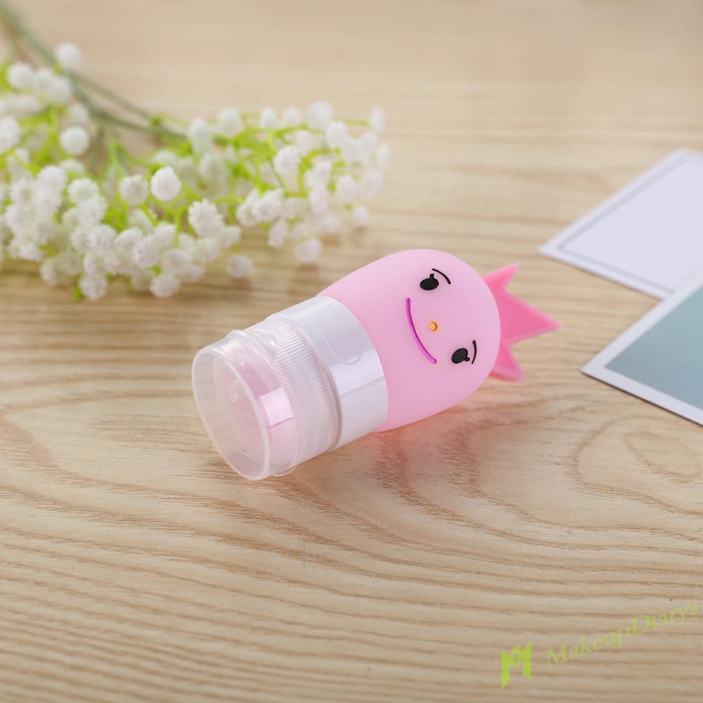 (Hàng Mới Về) Chai Silicon Rỗng 40ml Dùng Chiết Mỹ Phẩm Mang Đi Du Lịch