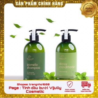 Combo Gội Xả Bưởi ViJully phục hồi, chắc khoẻ tóc