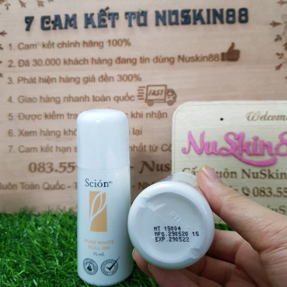 [Mã COS2405 giảm 8% đơn 300K] Lăn khử mùi NuSkin Scion Pure White Roll