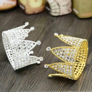 Vương miện 7 cánh nhọn to 8cm dùng để trang trí bánh