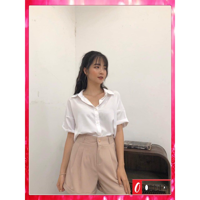 [ Mã FAMAYWA giảm 10K đơn 50K] Quần Short Nữ Gập Gấu- OTUTA | BigBuy360 - bigbuy360.vn