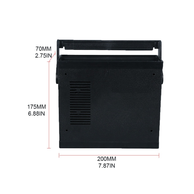 Hộp Nhựa ABS Màu Đen Chống Thấm Nước Đựng Thiết Bị Điện Tử