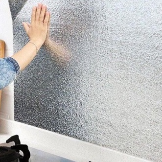 Giấy dán bếp tráng nhôm chống thấm khổ 2m, 3m 2456 USA STORE88