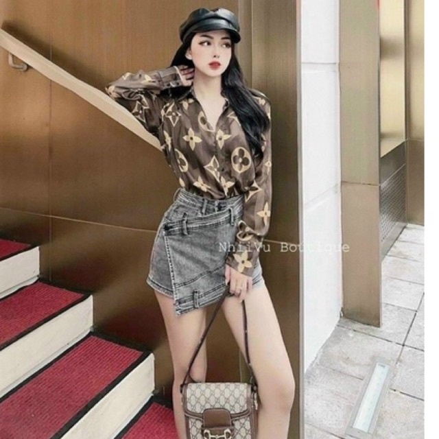 Áo sơ mi công sở hoạ tiết - Hàng cao cấp M4