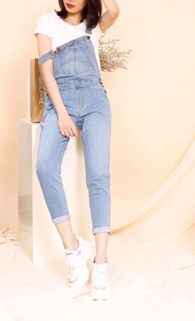 [HÀNG VNXK] Yếm bò chất jean vải xuất dư VNXK [Ảnh thật_ Có video đính kèm] | BigBuy360 - bigbuy360.vn