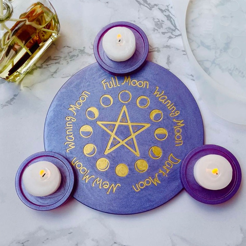 Khuôn Silicone Làm Chân Nến Bằng Nhựa Epoxy