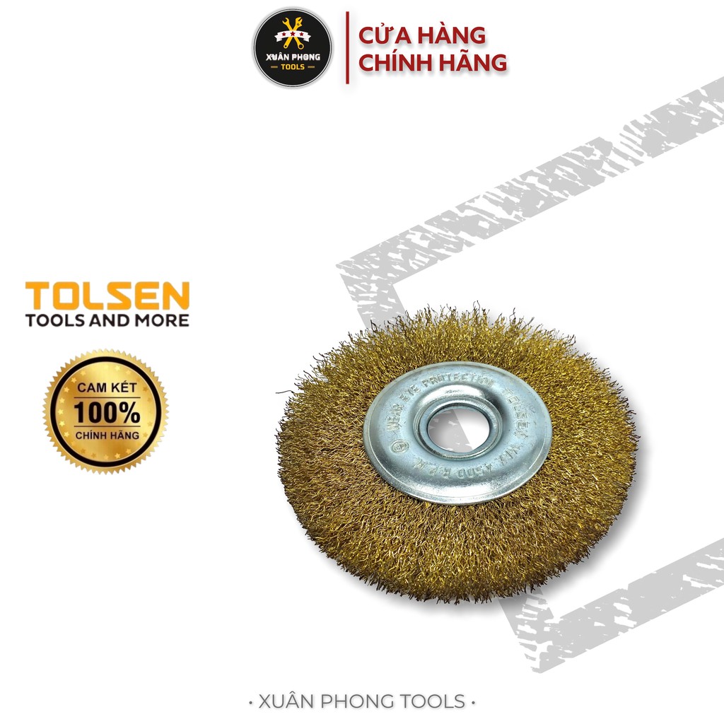 Bánh cước công nghiệp 125mm cho máy mài TOLSEN 77527 [Xuân Phong tools]