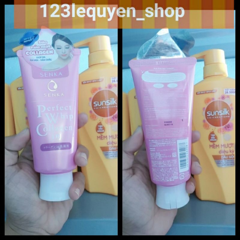 Sữa Rửa Mặt Senka Perfect Whip Collagen in