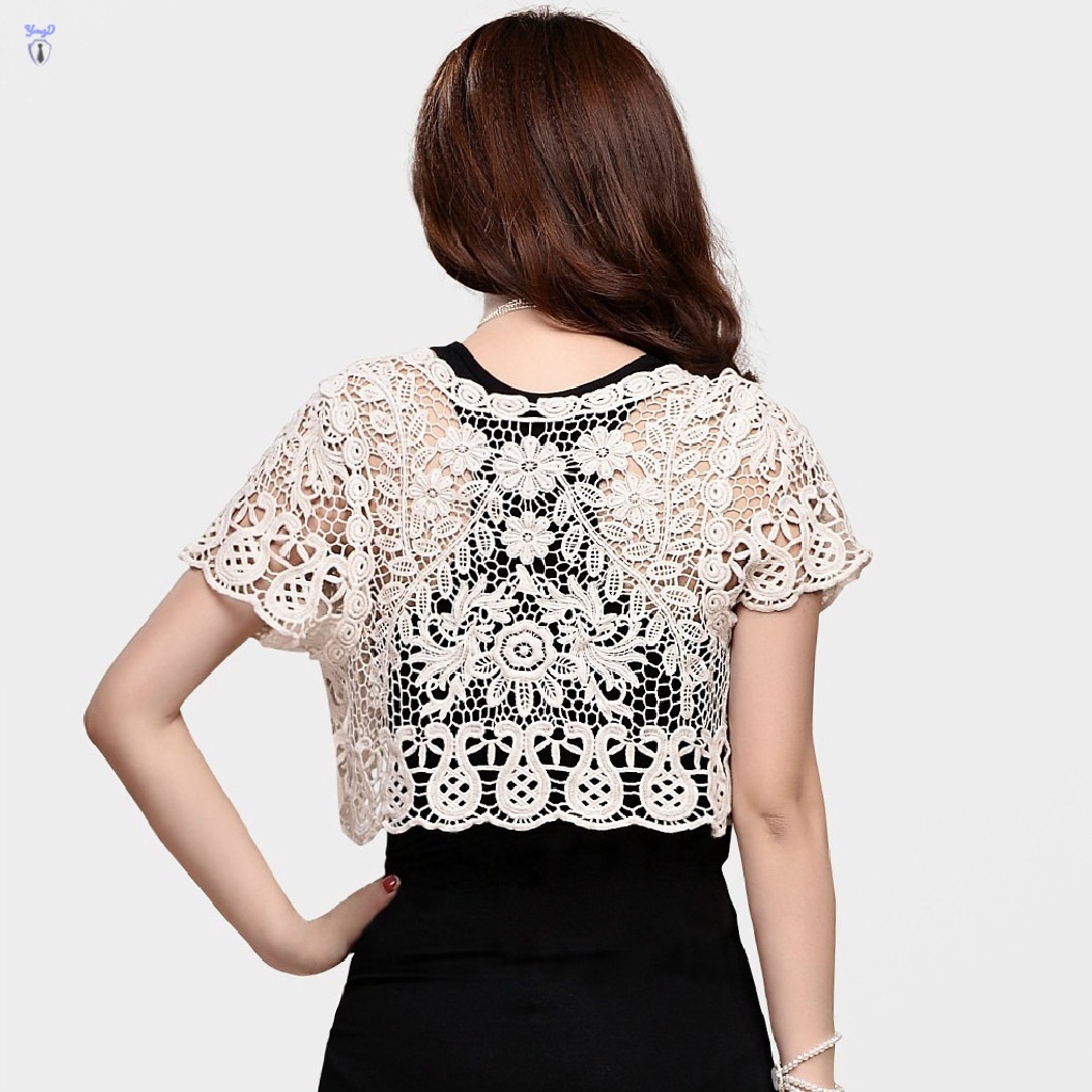 Áo Khoác Ren Ngắn Tay Thời Trang Dành Cho Nữ | BigBuy360 - bigbuy360.vn