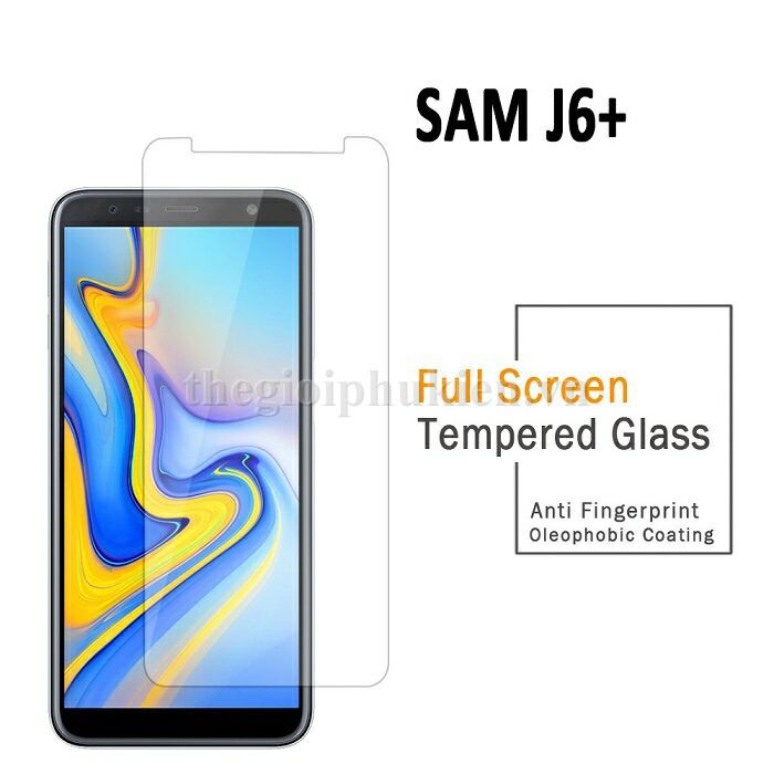 Tấm dán kính cường lực SamSung Galaxy J6+ Plus hiệu Glass Pro chống vỡ, chống xước màn hình