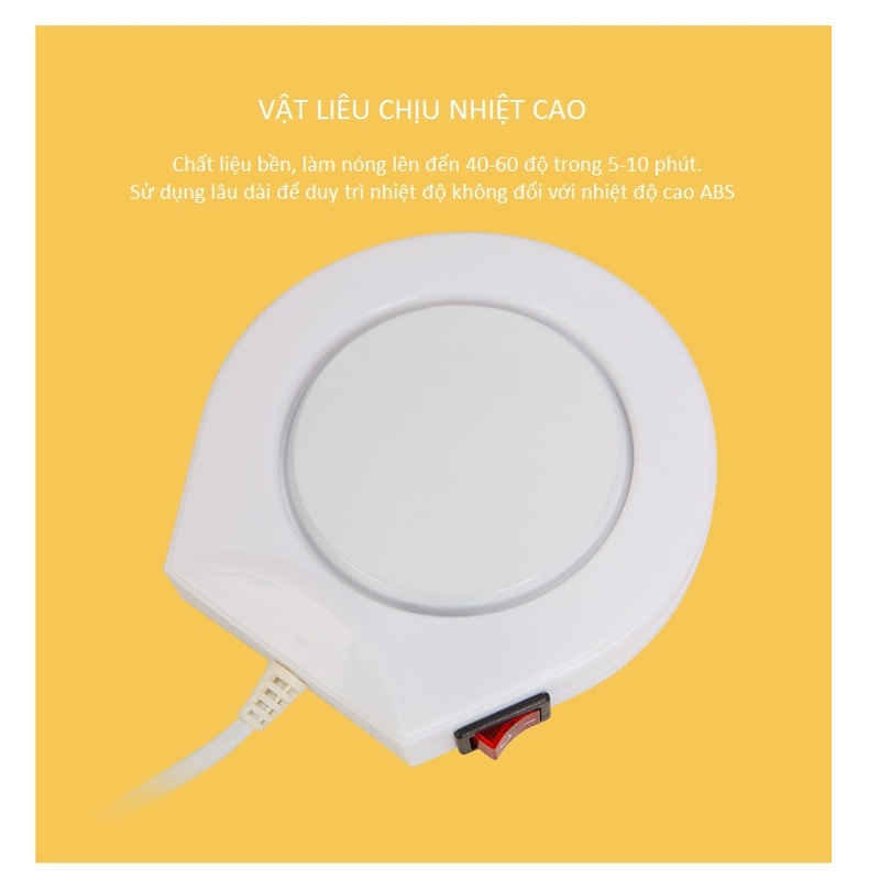 Đế Giữ Nhiệt 60 Độ Cho Đồ Uống Cao Cấp Electronic Warmer