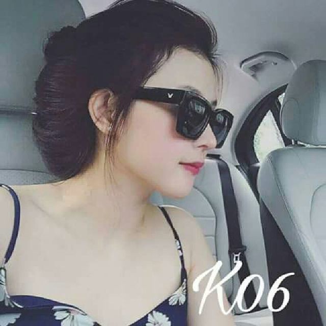 Kính mát nam nữ chữ V phong cách Hàn Quốc ( màu đen ) | BigBuy360 - bigbuy360.vn