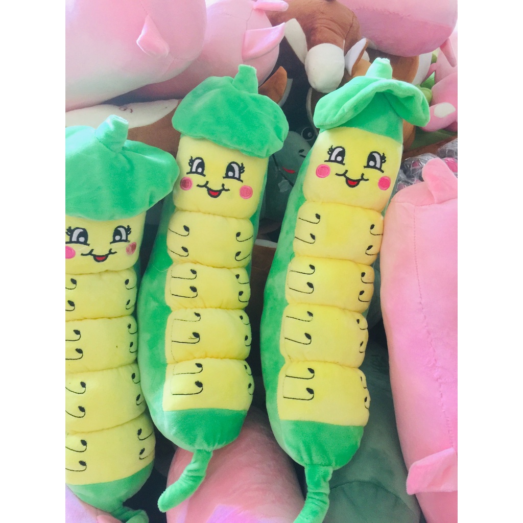 ❤️Giá Xưởng❤️Thú Bông Sâu Lá,Gối Ôm Hình Sâu Siêu Dễ Thương