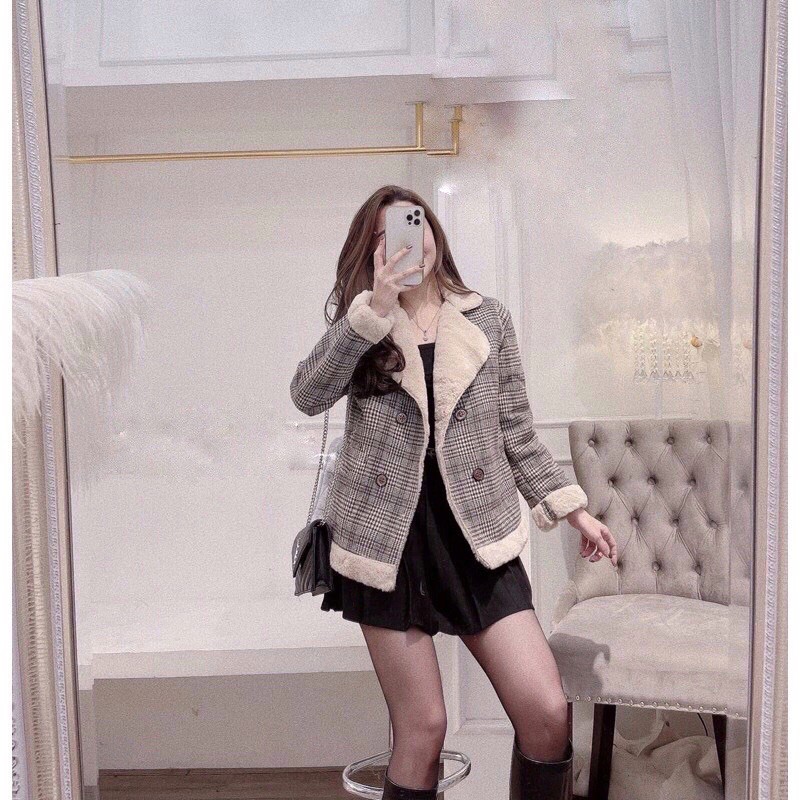 ÁO DẠ KẺ LÓT LÔNG