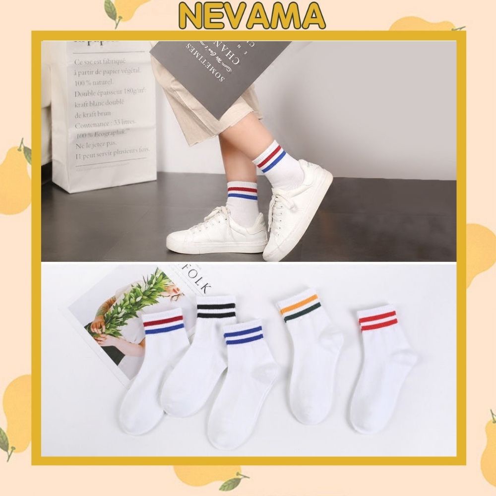 Tất Hàn Kẻ Sọc Cổ Cao Siêu Xinh TK01