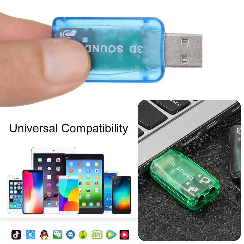 Card Âm Thanh Usb 2.0 Cho Máy Tính